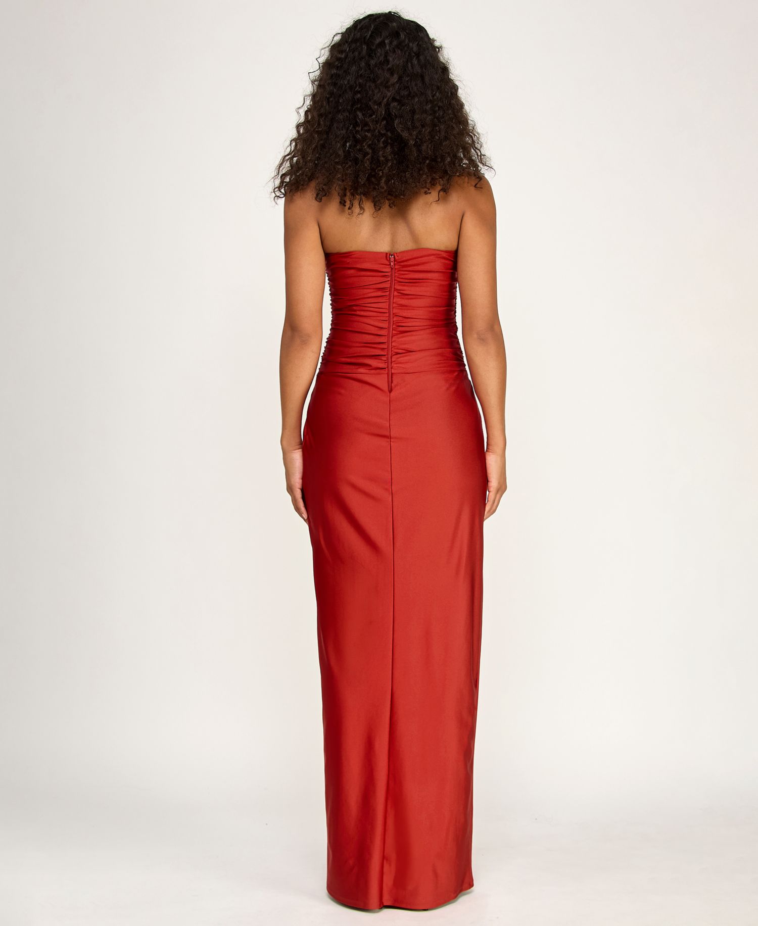 Juniors' Sleeveless Strapless Dress