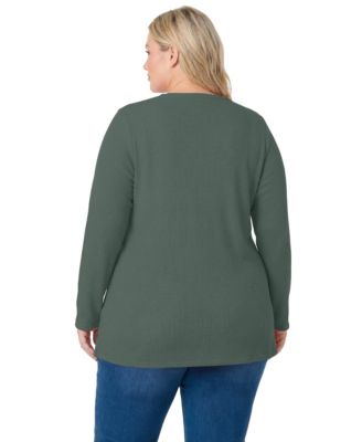Women's Within Ultra Soft Waffle Thermal Sweatshirt