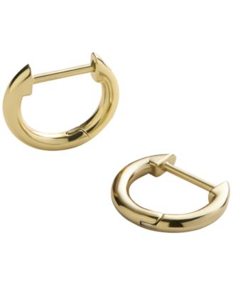 Gold-Tone Plated Mini Huggie Hoop Earrings