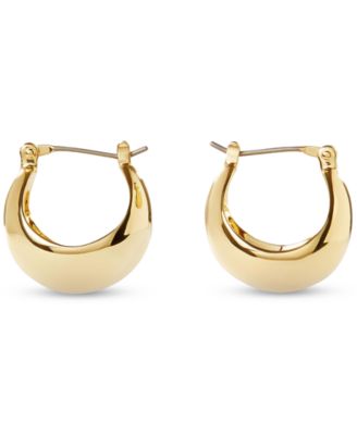 Abby Gold-Plated Hoop Earrings