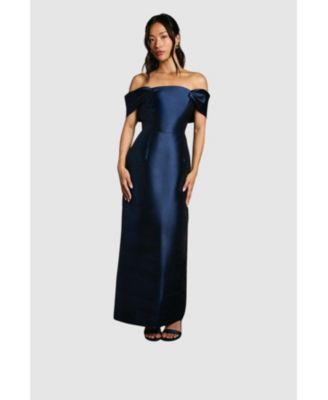 Women's Honoured Twill Bardot Maxi Dress