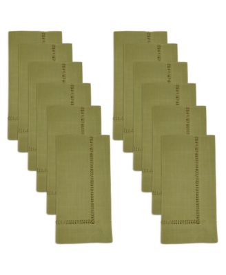 Stitched Border Decorative Napkins, Set of 12