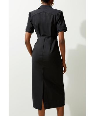 Women's Techno Shirt Dress With Hardware