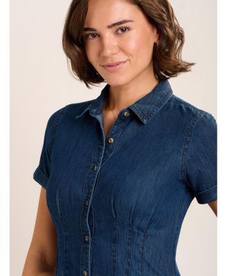 Women's Antonia Button Front Denim Dress