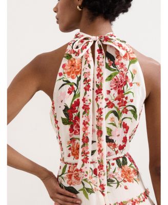 Women's Nita Halter Neck Floral Dress