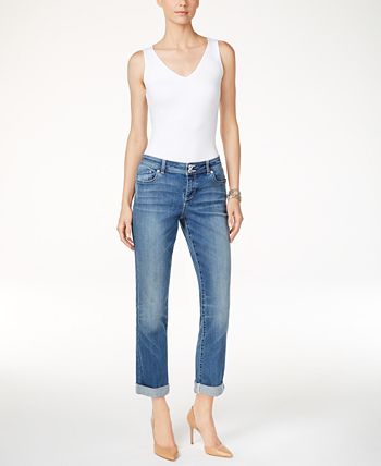 Inc curvy fit straight leg jeans outlet