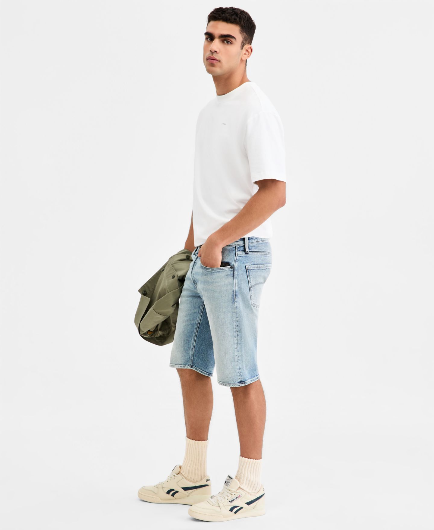 Мужские шорты G-Star Raw Mosa Denim Short, цвет: Винтажный синий — фото 3
