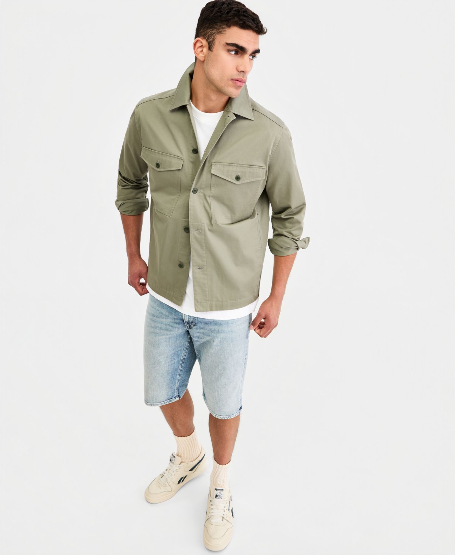 Men's Core Lightweight Regular-Fit Overshirt