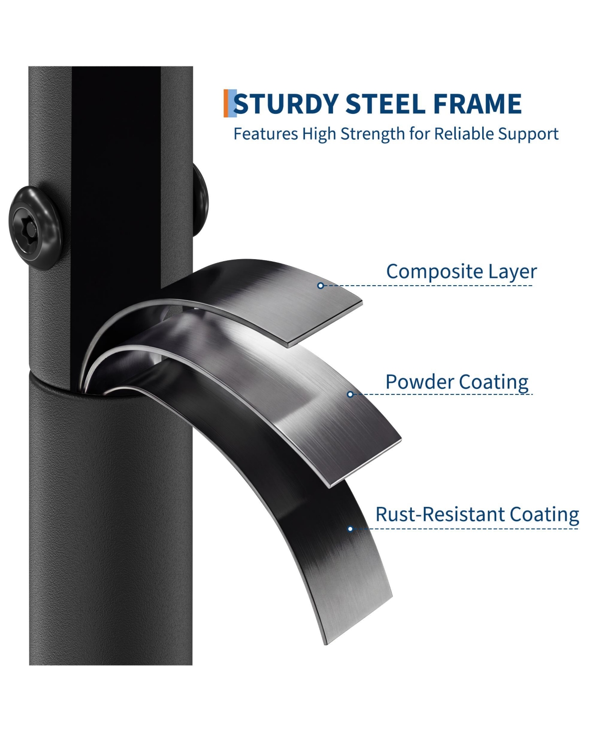 Homfan Slim Shoe Rack with Metal Frame and Fabric Shelves, Adjustable Shoe Storage Organizer for Entryway, Bedroom