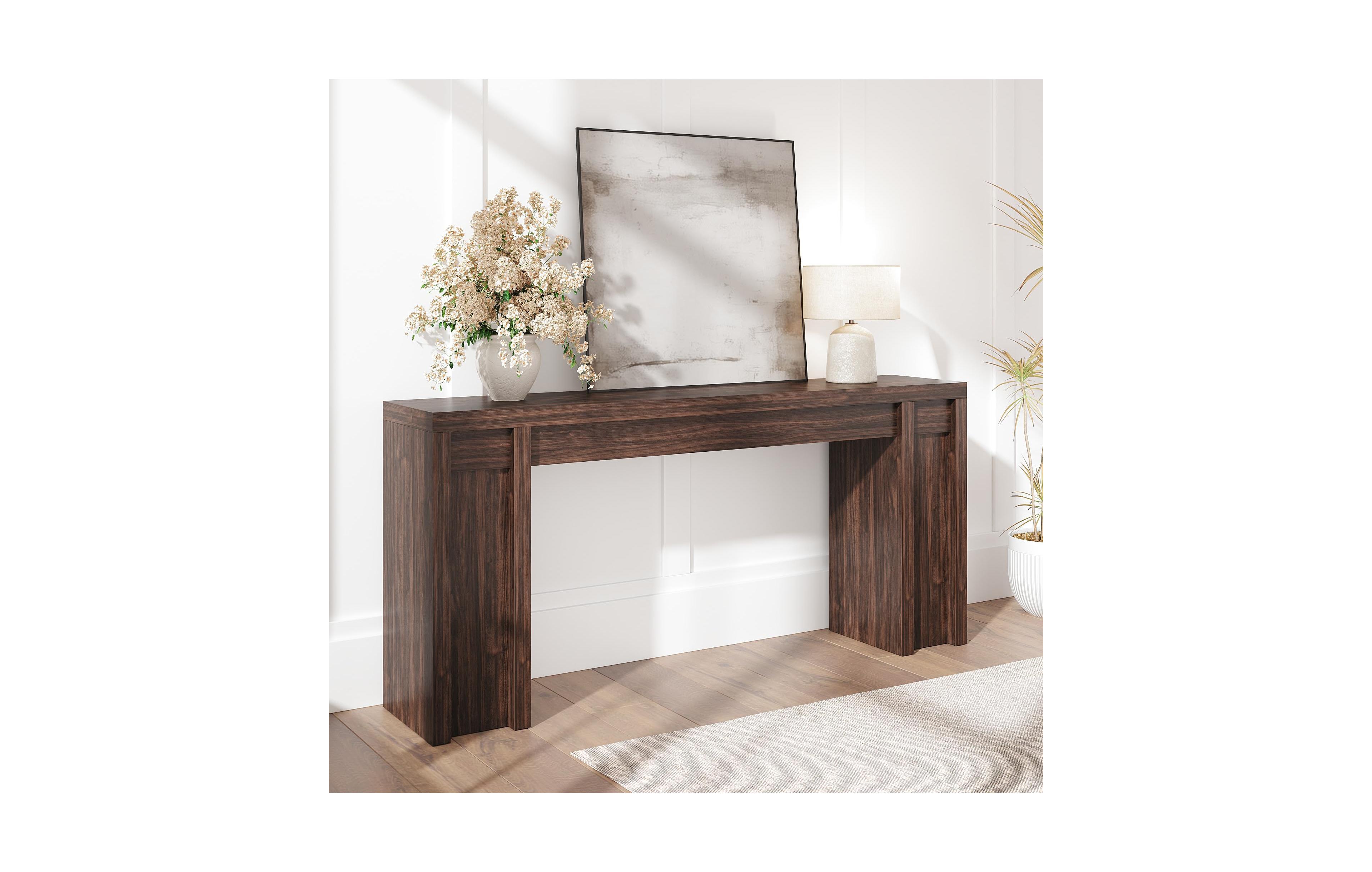 gaomon 70.9" Modern Thick Wood Long Console Table