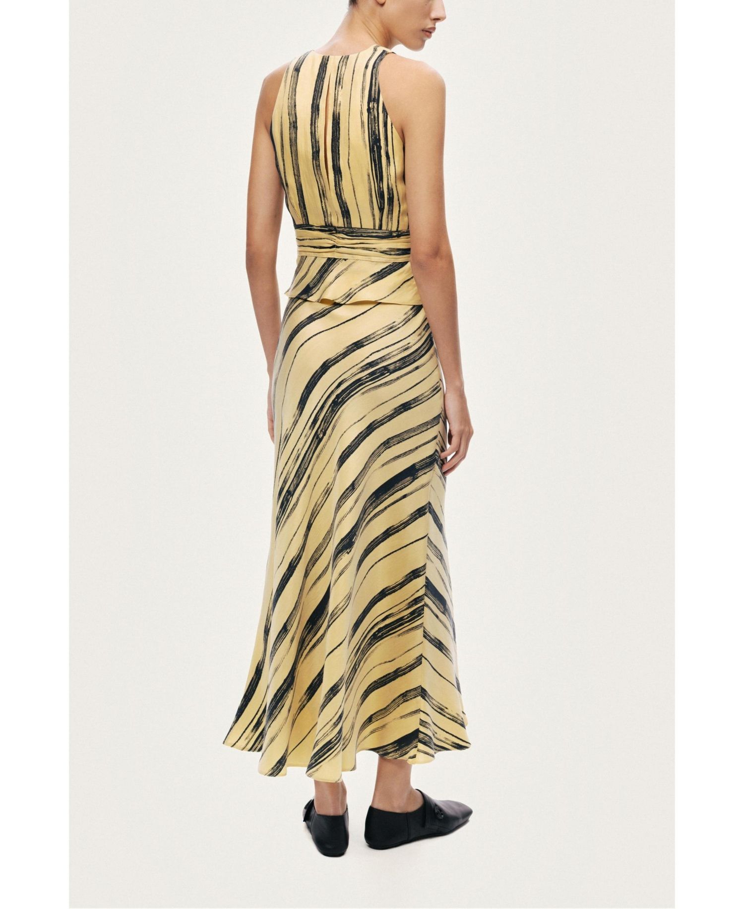 Women's Lightweight Printed Midi Skirt