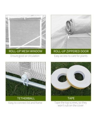 19.5'x10'x7' Outdoor house,Tunnel Walk-in House,