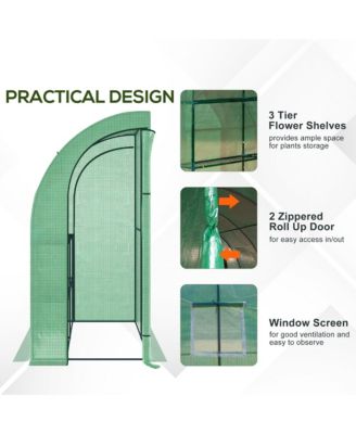 7' x 3' x 7' Plant Garden house with Window,