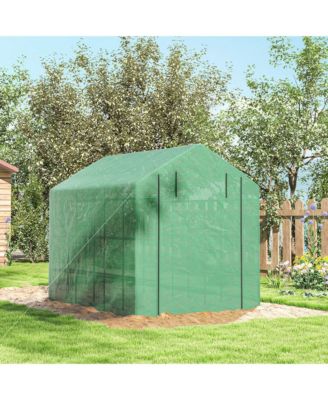 Walk-in house, 18 Shelves, 95.25" x 70.75" x 82.75",