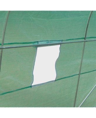 15' x 6' x 7' Walk-In Gardening Plant house w/ PE Cover,