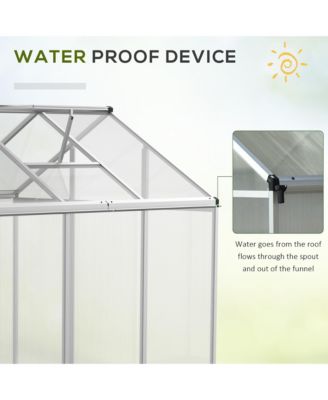 6' x 6' Portable Outdoor Walk-In Garden house w/ Roof Vent