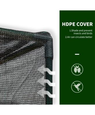 94.5" x 47.25" x 72.75" Walk-in Crop Cage w/ High-Quality HDPE Cover