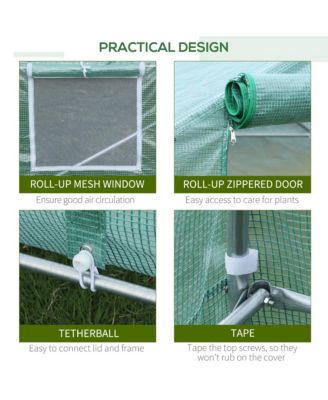 20x10x7ft Heavy Duty Walk-in house Outdoor Plant Vegetables Grow