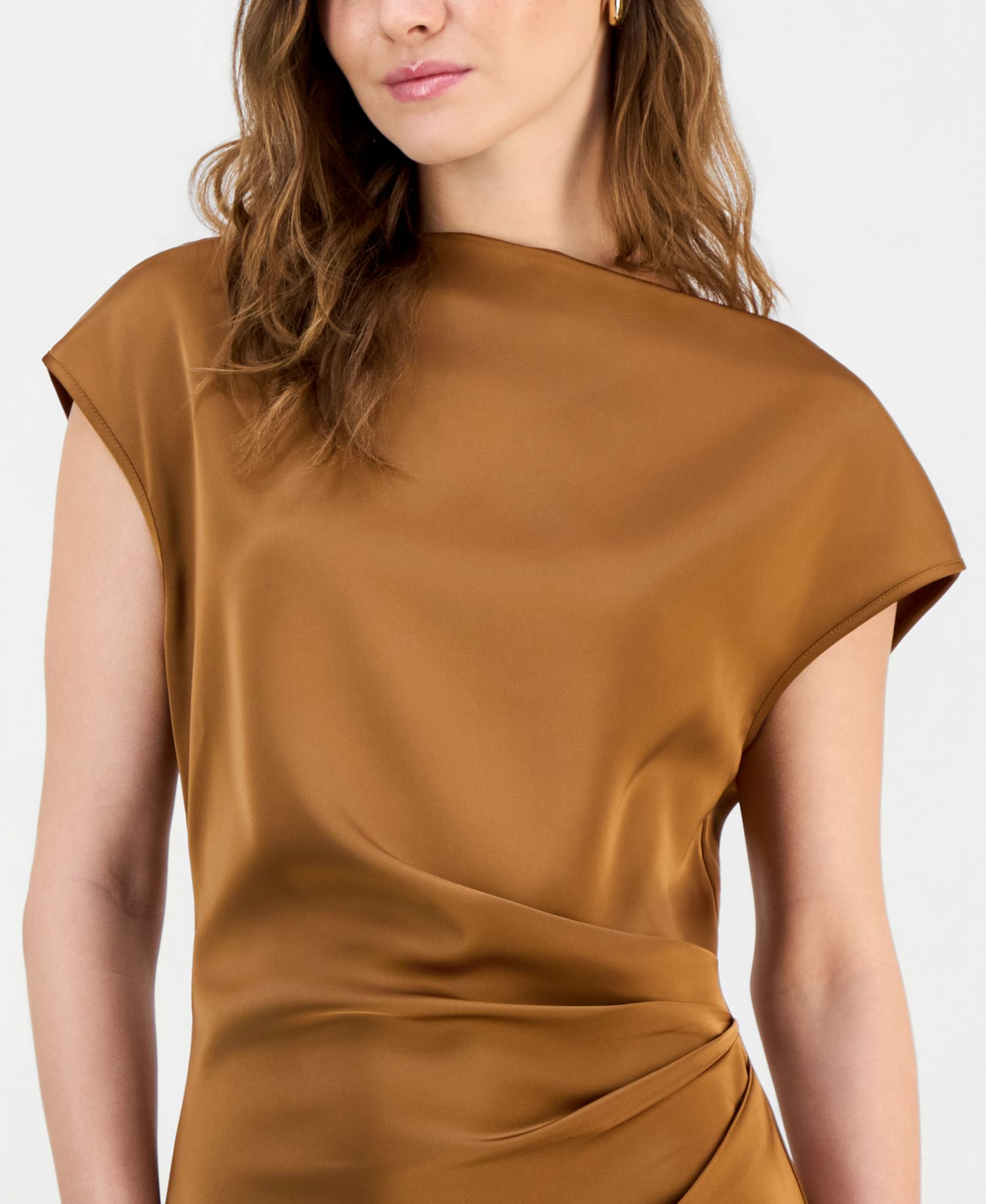 Women's Slim Side-Cinched Maxi Dress