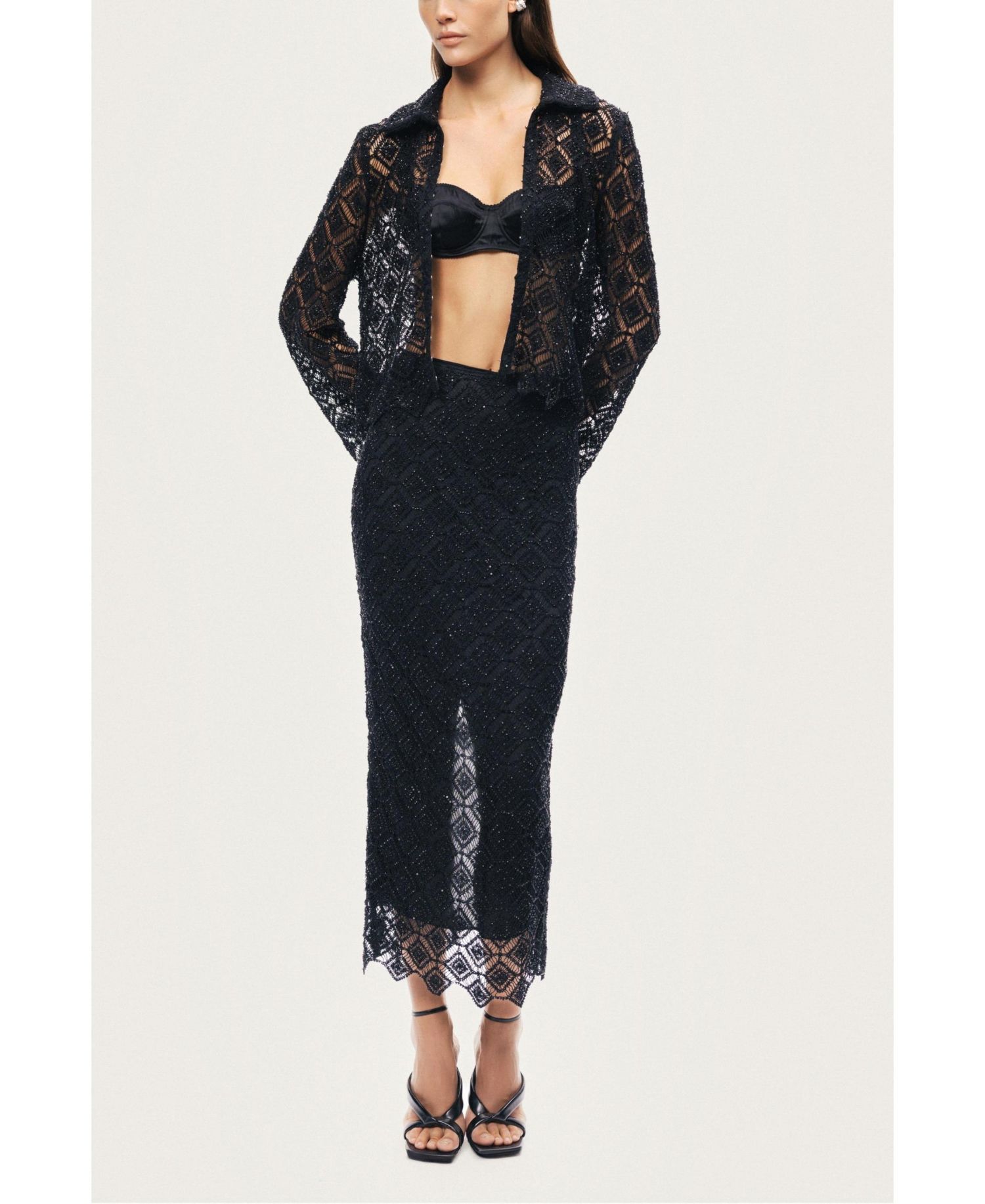 Women's Lace Sheer Jacket