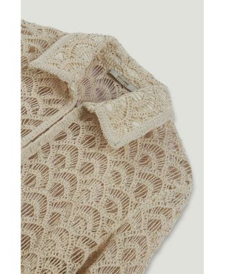 Women's Cropped Lace Jacket