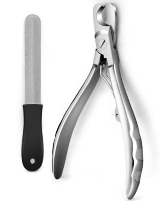 Professional Full Metal Dog Nail Clippers Heavy Duty Sharp for Large Dogs Cats Thick Nails with File