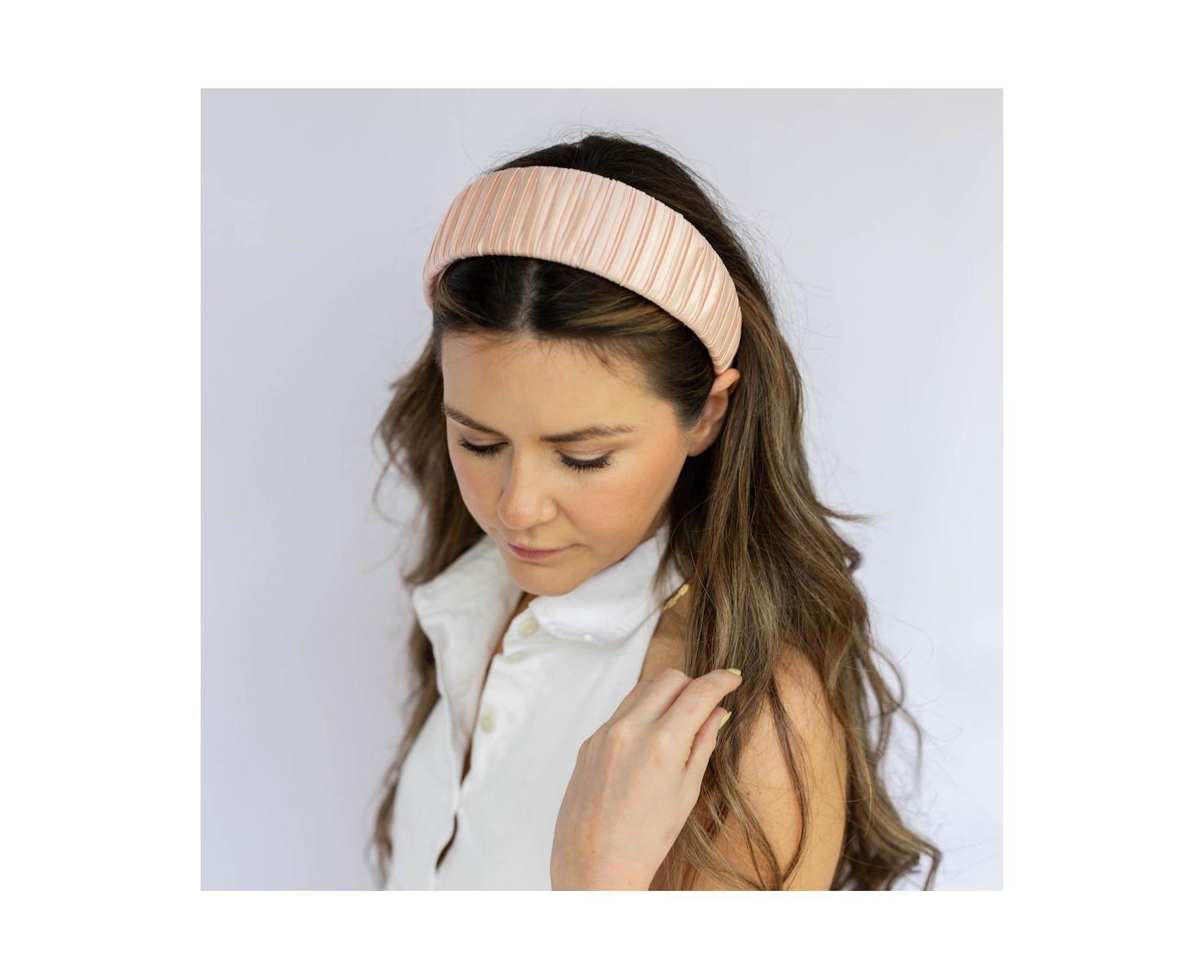Women's Wide Headband - Pastel Pink