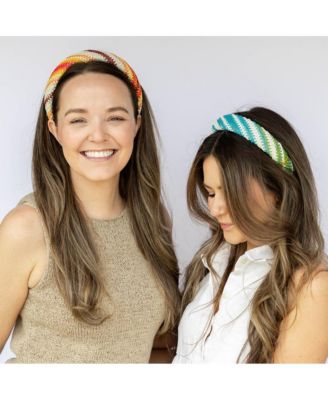 Women's Classic Padded Woven Raffia Headband