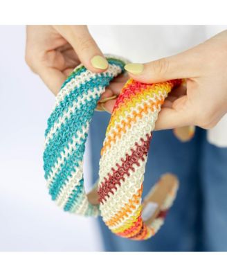 Women's Classic Padded Woven Raffia Headband