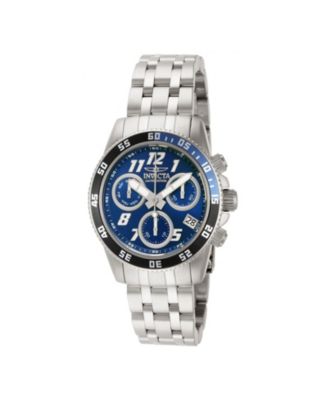 Invicta - Men's Cruiseline Quartz Chronograph Metallic Dial Watch Silver