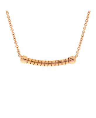 Pre-Owned Bvlgari Tubogas Pendant Necklace - 18k rose gold 3855$