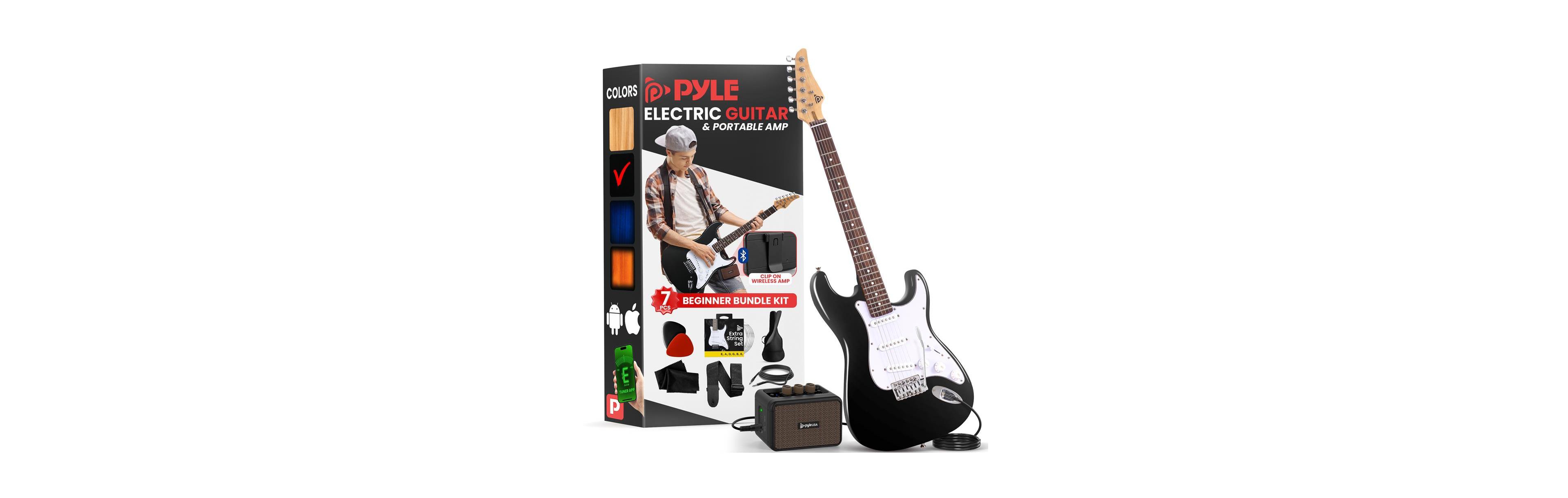 Pyle St Style Electric Guitar 5W Amplifier Kit