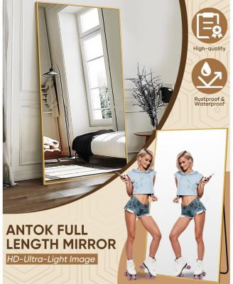 Full Length Mirror 78"x38" Oversized Floor Mirror