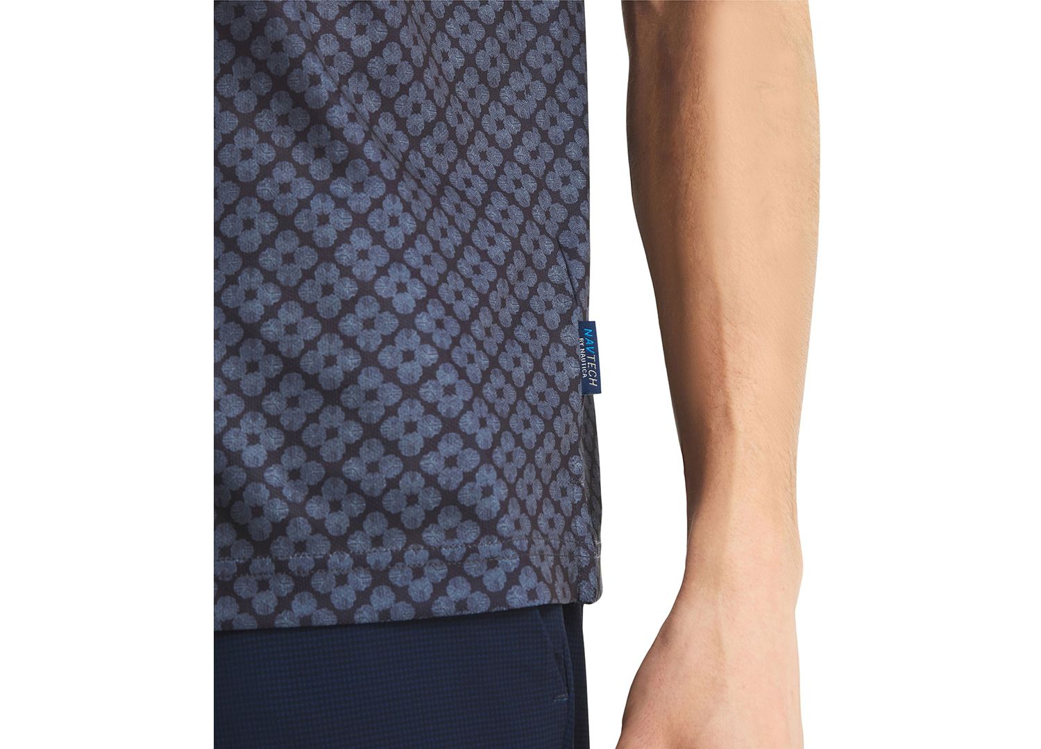 Men's Short-Sleeve Geo Printed Shirt