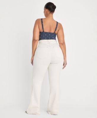 Women's Dolly Joleans Mid-Rise Flared-Leg Jeans