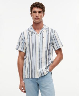 Men's Structure Multi Stripe Short-Sleeve Shirt