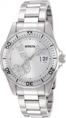 Men's 12503 Angel Quartz 3 Hand Metallic Dial Watch