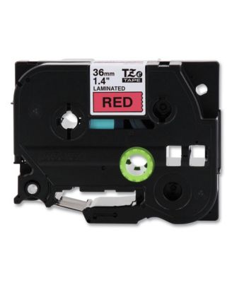 TZE461CS 1.4 in. x 26.2 ft. TZe Standard Adhesive Laminated Labeling Tape