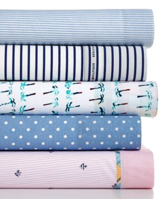 tommy hilfiger novelty print sheet sets