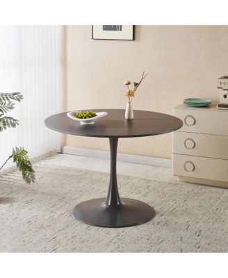 Tulip Dining Table, Mid-century Round MDF Top