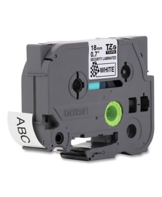 TZESE4 0.7 in. x 26.2 ft. TZ Security Tape Cartridge for P-Touch Labelers
