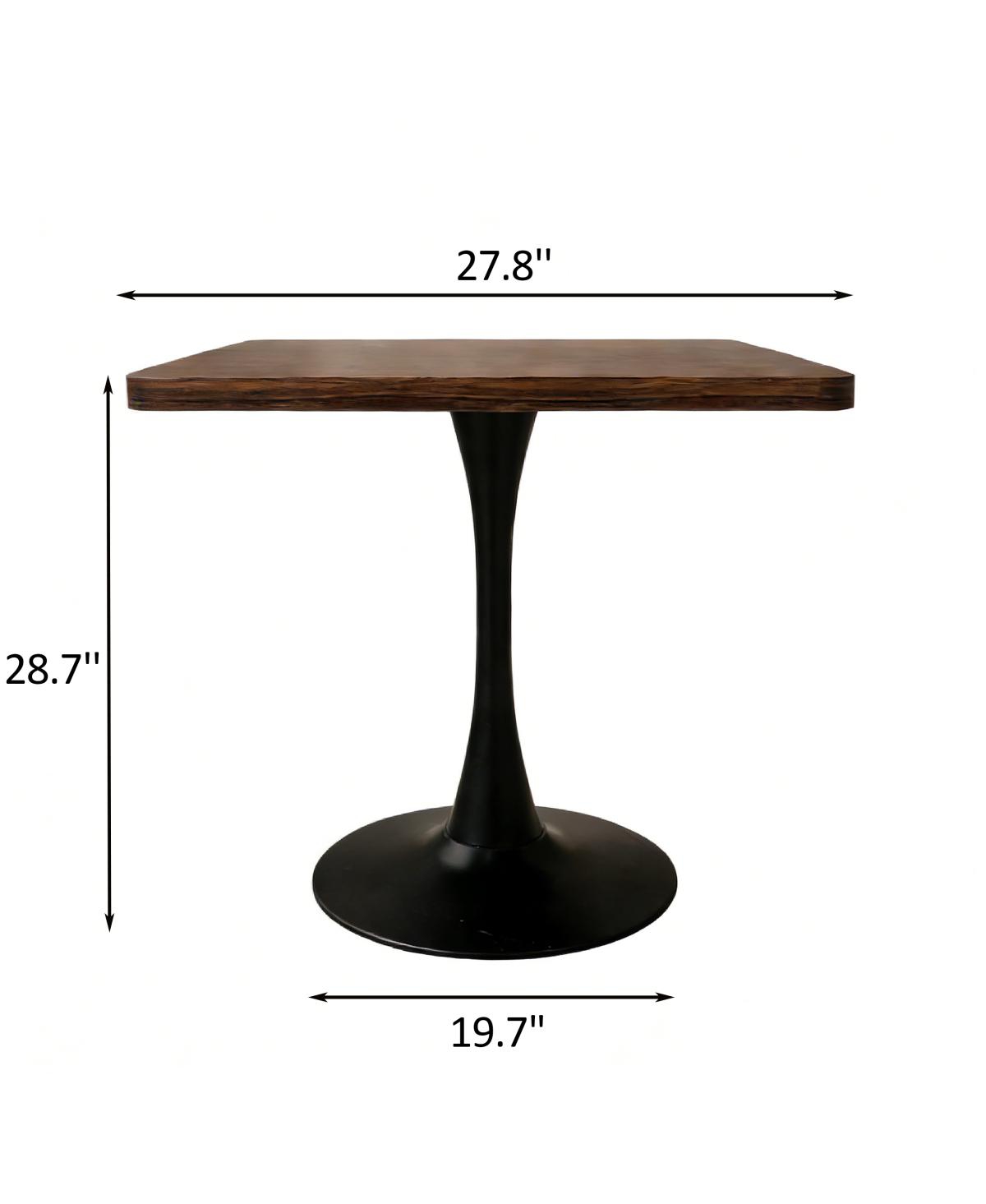 Streamdale Furniture Tulip Dining Table, Mid Century Modern Bistro Table