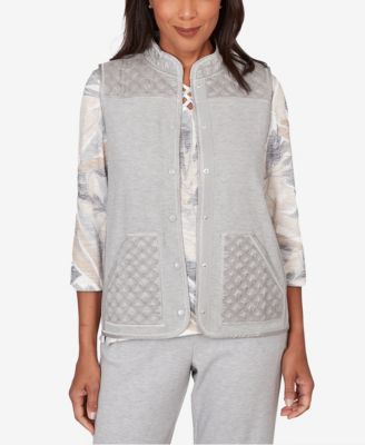 Women's Comfort & Joy Quilted Snap Front Vest