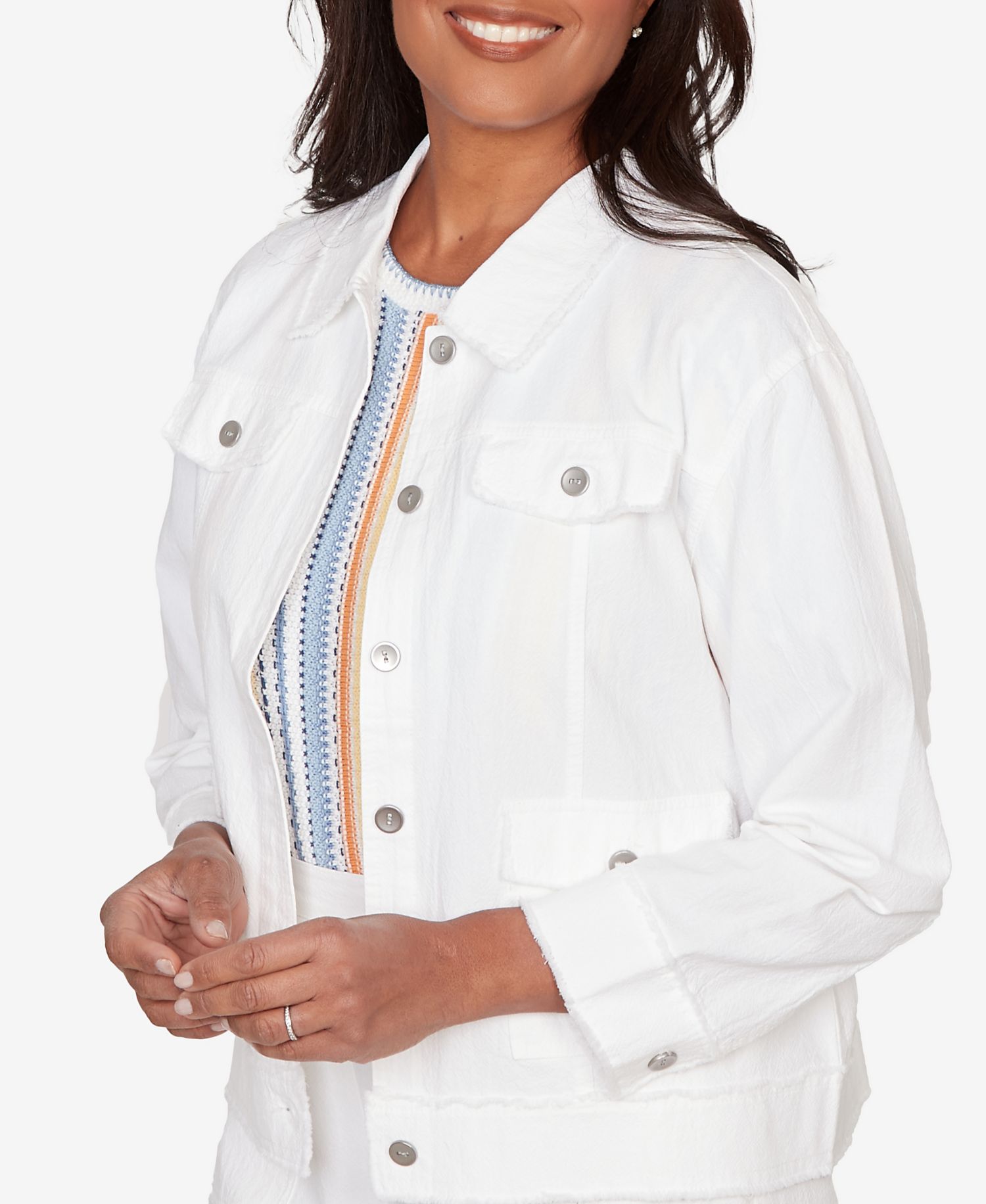 Women's Out of the Blue Patch Pocket Collared Jacket