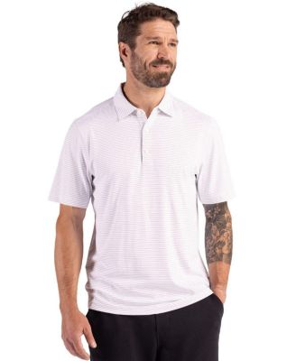 Men's Forge Eco Fine Line Stripe Recycled Polo