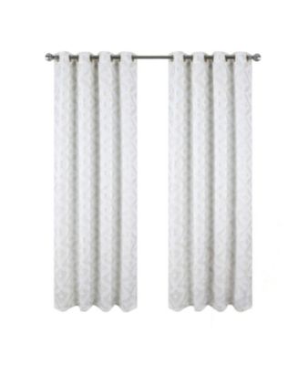 Heathrow Halo Foil Blackout Polyester Window Curtain Grommet Panel 52" x 84"