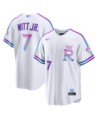 Men's Bobby Witt Jr. White Kansas City Royals 2026 City Connect Stadium Jersey