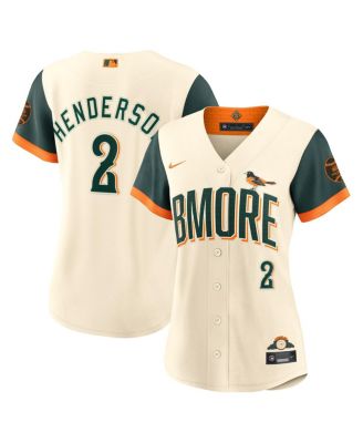 Women's Gunnar Henderson Natural Baltimore Orioles 2026 City Connect Stadium Jersey