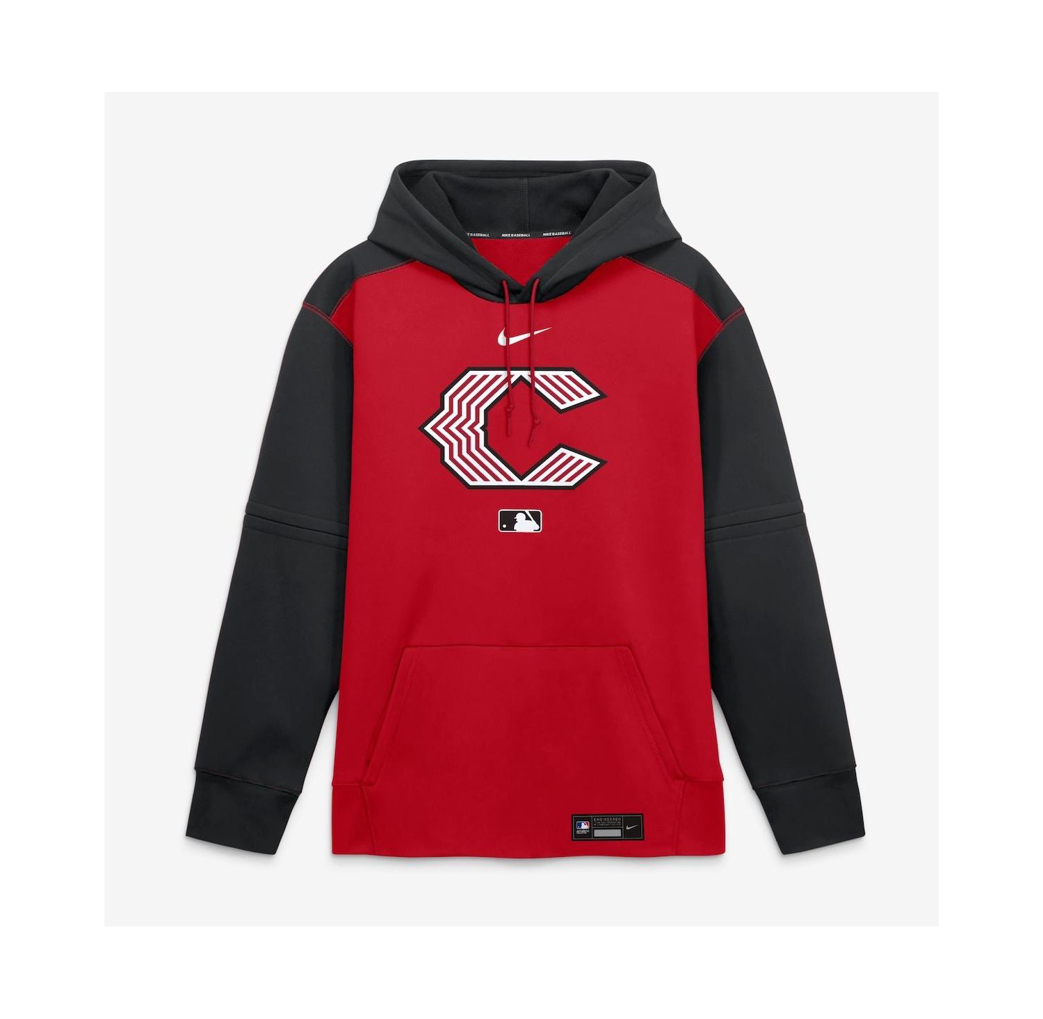 Men's Red/Black Cincinnati Reds 2026 City Connect Authentic Collection Therma-FIT Hoodie