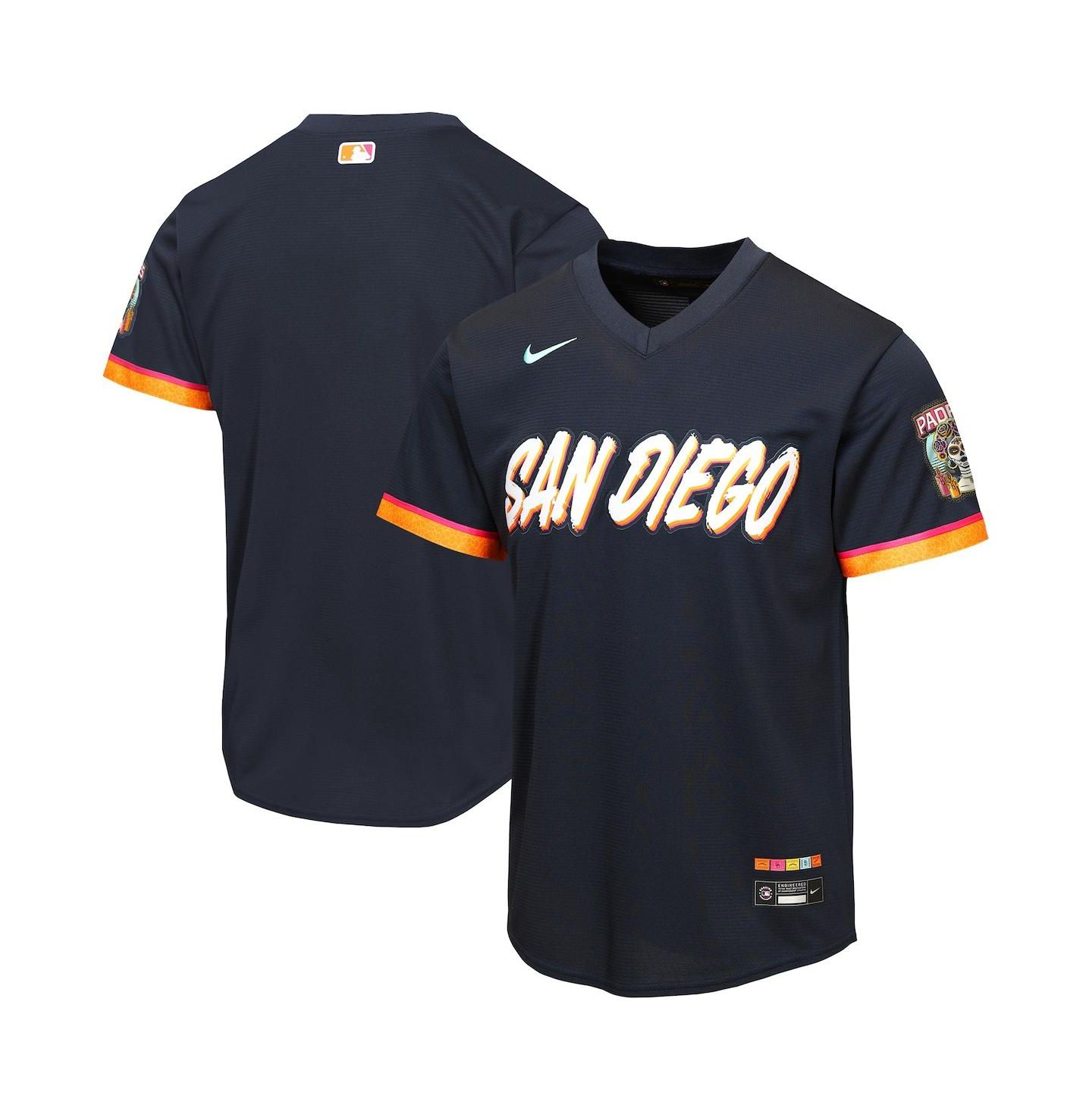 Детское джерси Nike San Diego Padres 2026 City Connect Stadium, Navy — фото 1